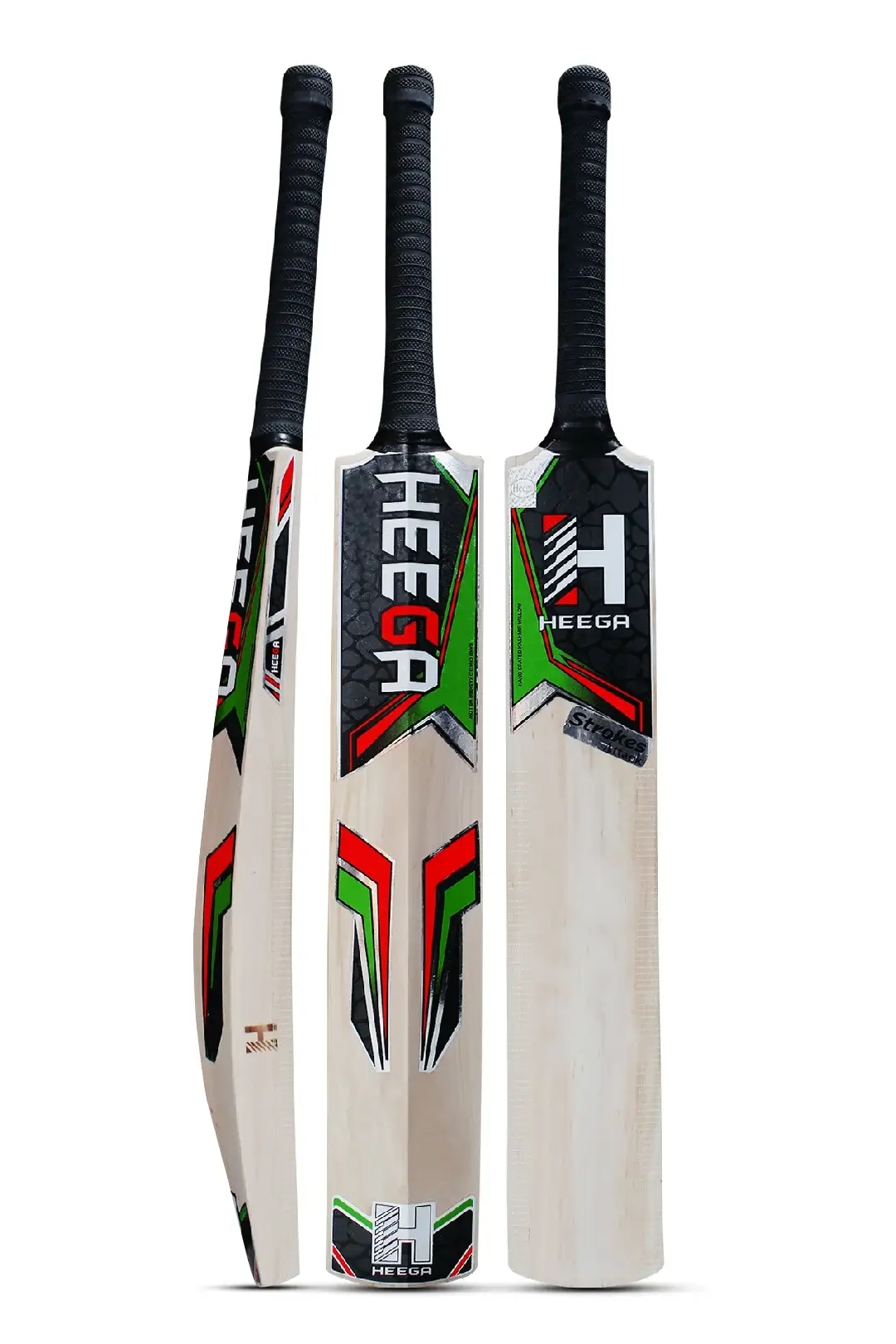 Heega Strokes Attack Kashmir Willow Cricket Bat