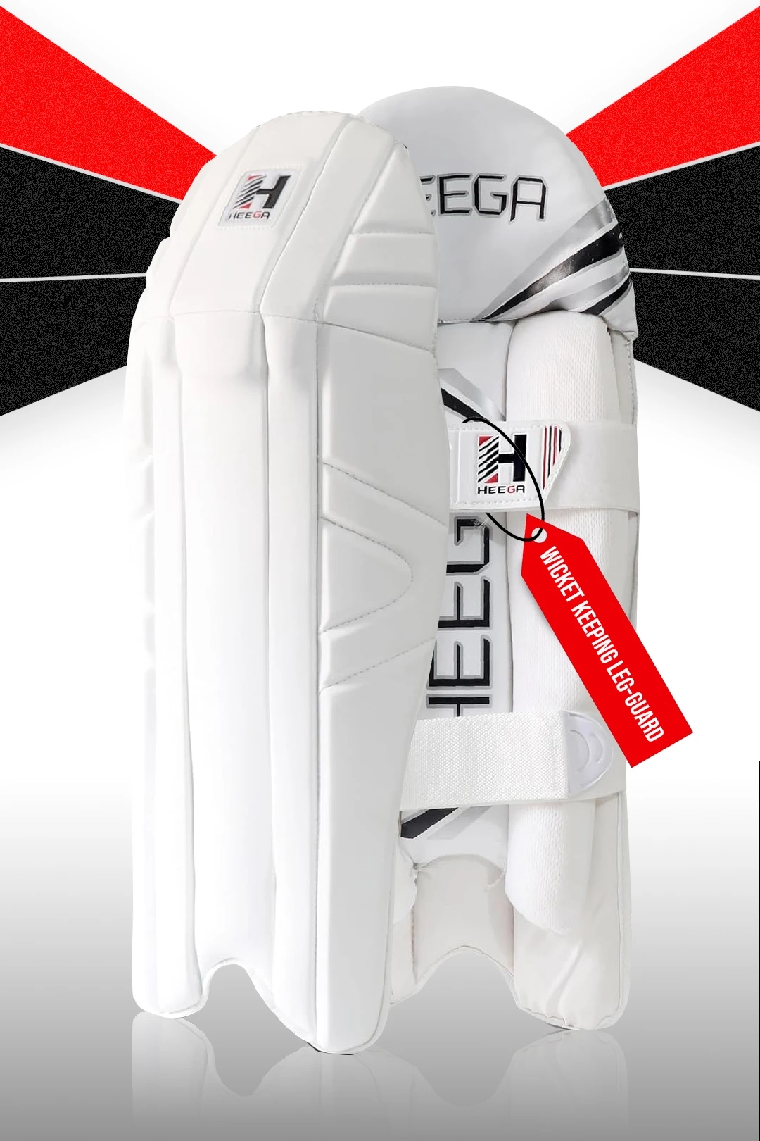 Heega Premium Wicket Keeping Leg Guard / Pads