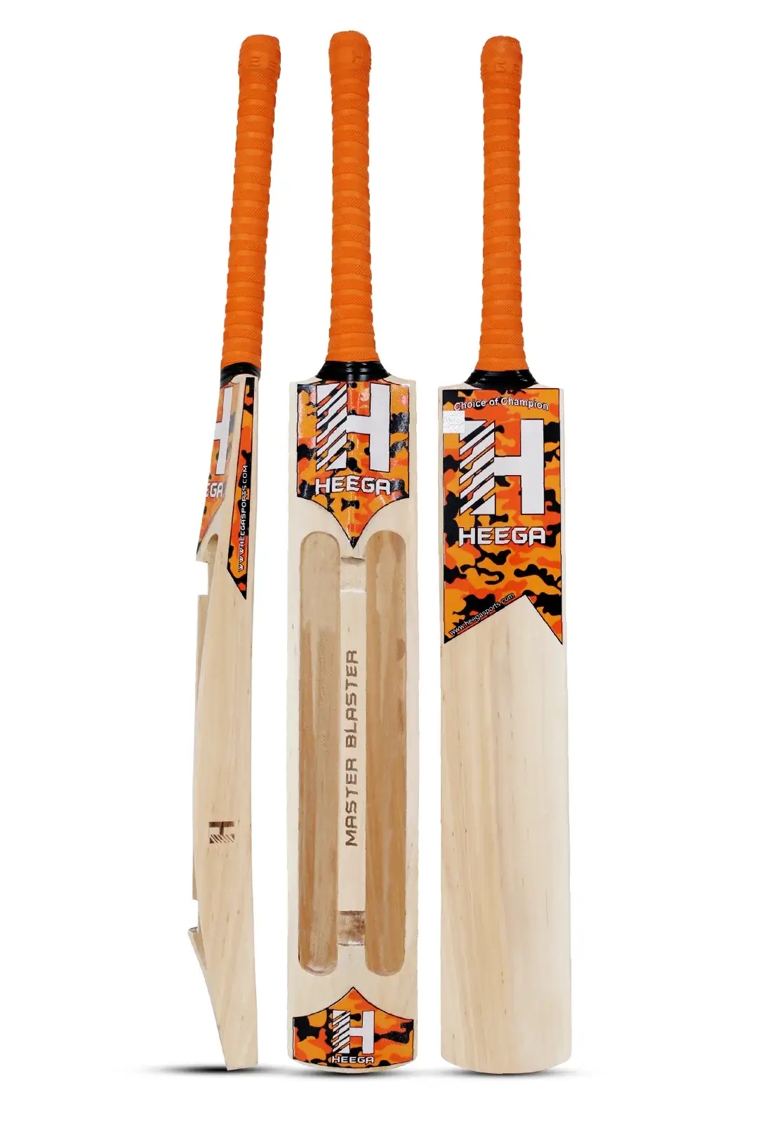 Heega Master Blaster Double Blade Scoop Kashmir Willow Cricket Bat