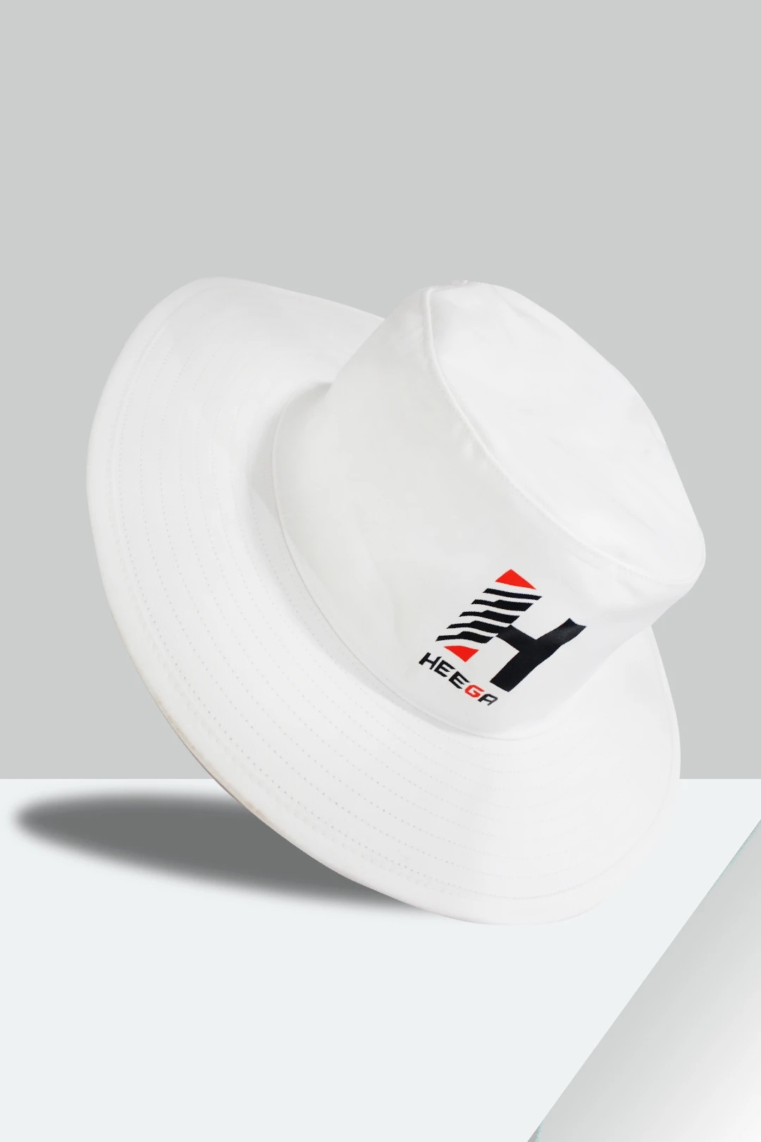  Heega Atmos Cricket Hat Men | Umpire Hat | Test Match Cap (White) 