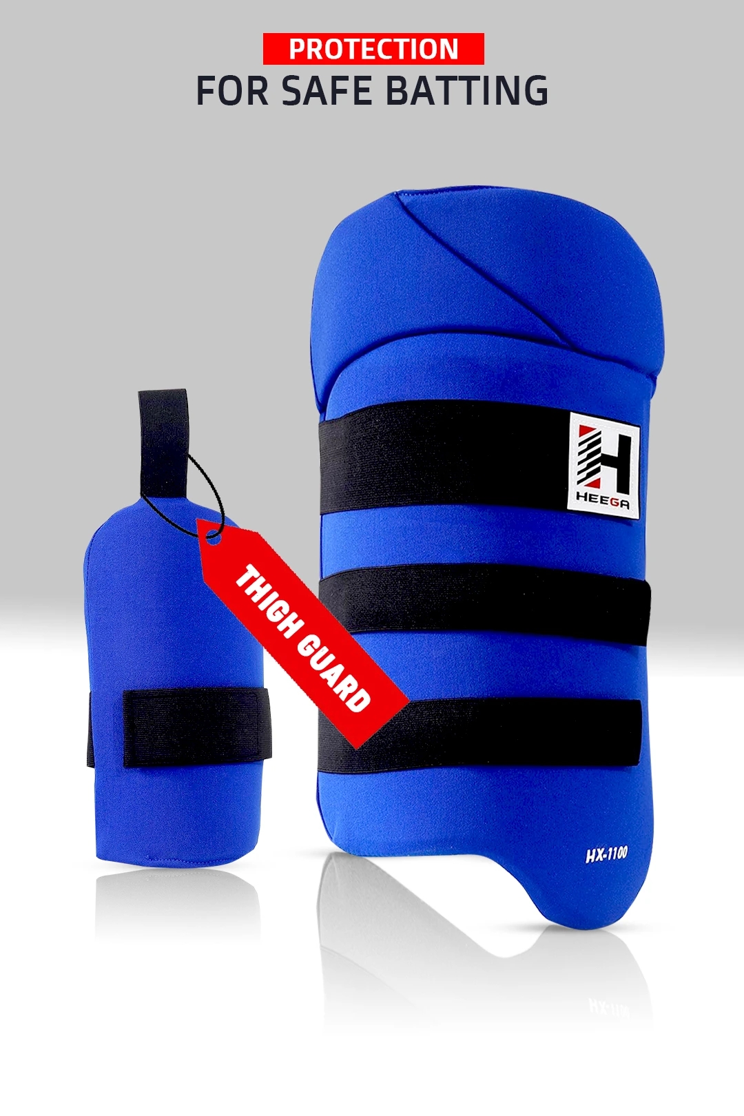 HEEGA HX-1100 Cricket Thigh Inner Thigh Combo Pads