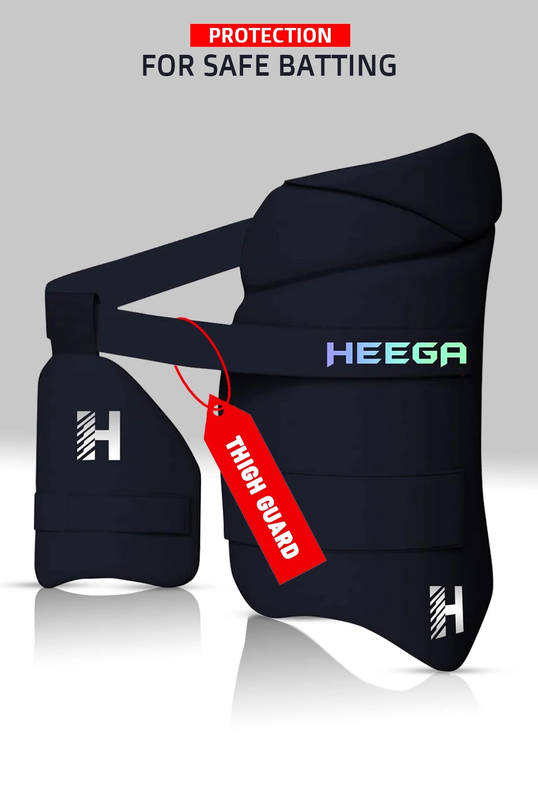 Heega Premium Thigh Guard Blue 