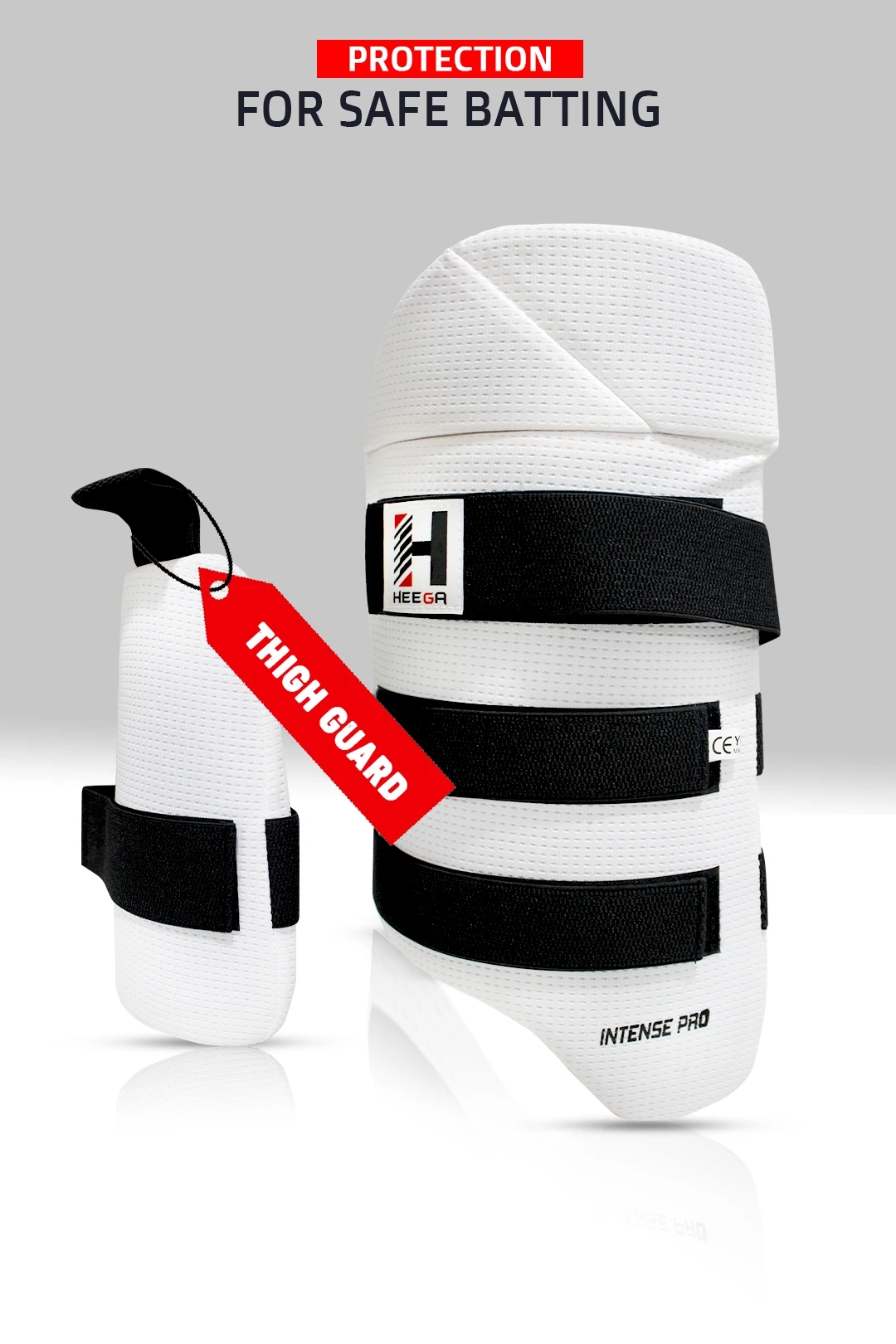 Heega Choice Of Champion Intense Pro Batting Thigh Guard | Cricket Inner Thigh Pad