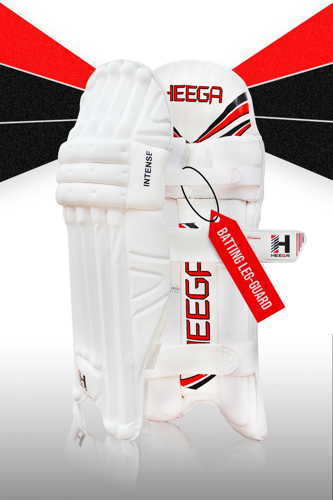 Heega Intense White High Density Plastazote Foam Face Batting Pads