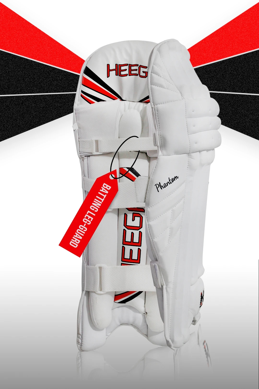 Heega Phantom White High Density Plastazote Foam Face Batting Pads 