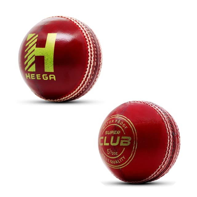 HEEGA Super Club Natural RED 4 pc Leather Ball