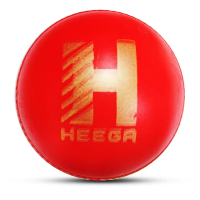 Heega Non Toxic Plastic Cricket Ball (Multicolor) (Red, Pack of 6 | 50gm Per Ball)