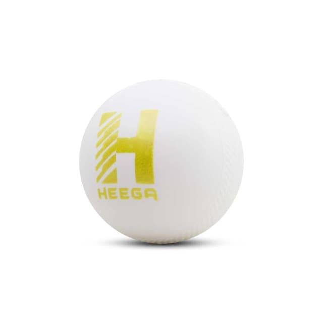 Heega Plastic Cricket Ball White Non Toxic (Pack of 12 | 30gm Per Ball)