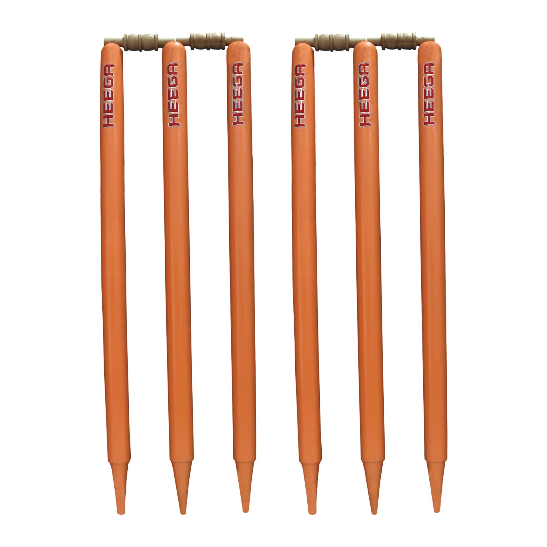  Heega Wooden Cricket Stumps | Full-Size Wooden Cricket Stumps (Set of 2) 