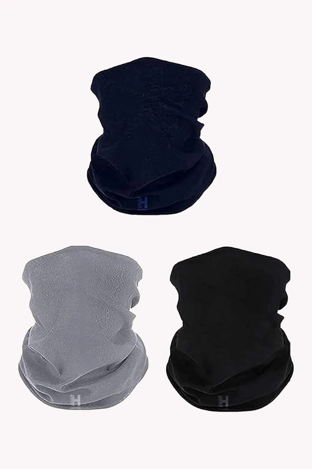 Heega Bandana for Men & Women | Super Soft | Odour-free & Breathable | Durable & Multipurpose Bandana - Pack 0f 3