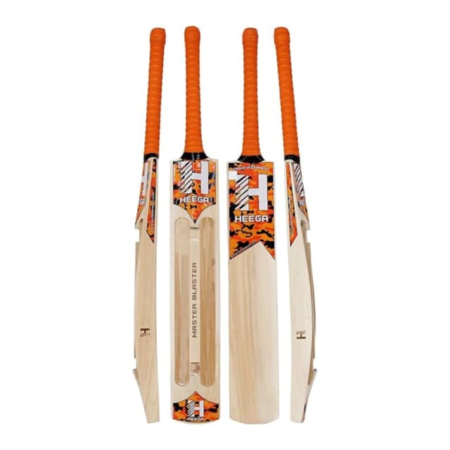 Heega Master Blaster Double Blade Scoop Kashmir Willow Cricket Bat (Size 36)