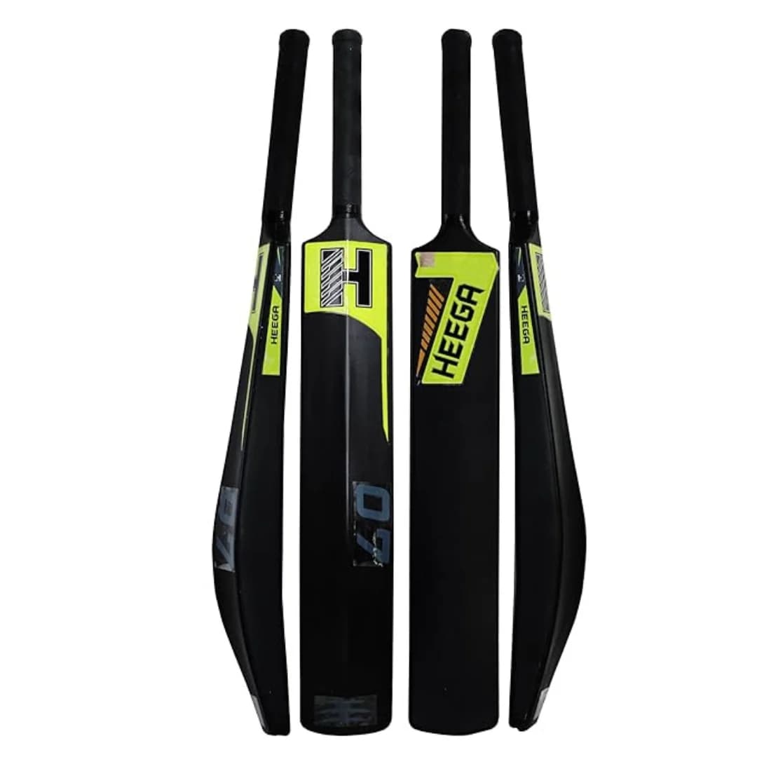 Heega Tornado 07 Full Size Heavy Plastic Tennis Cricket Bat (34” X 4.5” Inch) 