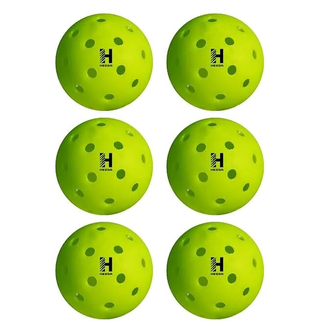 Heega H-40 Performance Outdoor Roto Moulded Pickle Ball - Pack of 6