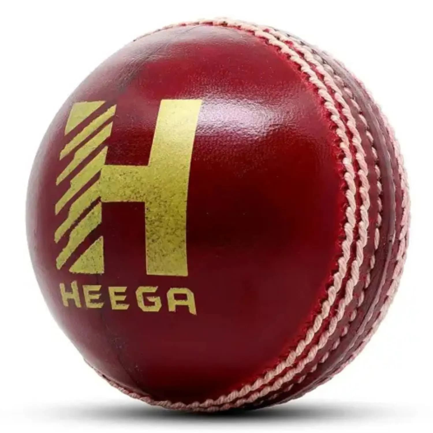 Heega Tournament Red Leather Ball