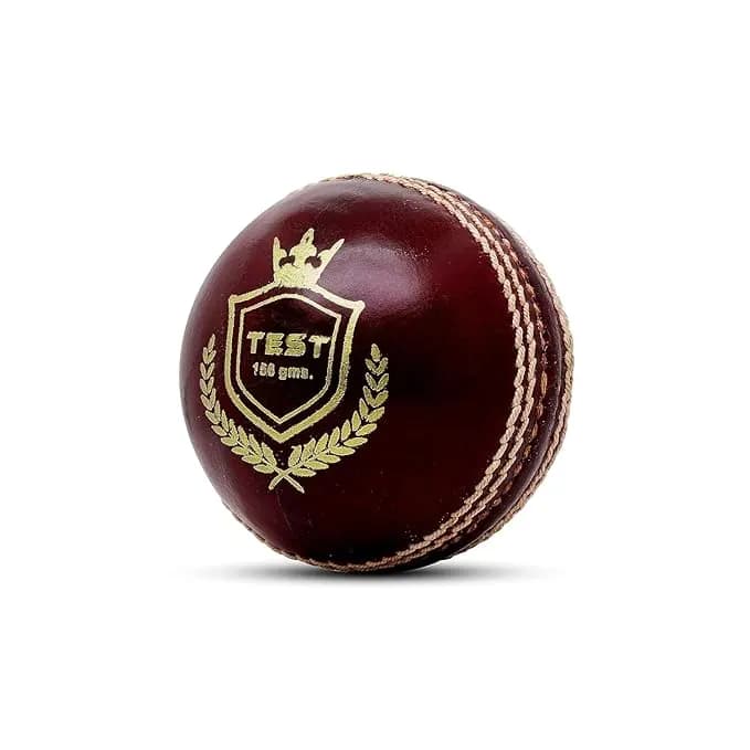 Heega Test Cricket Leather Ball | Pure Cork Genuine Red
