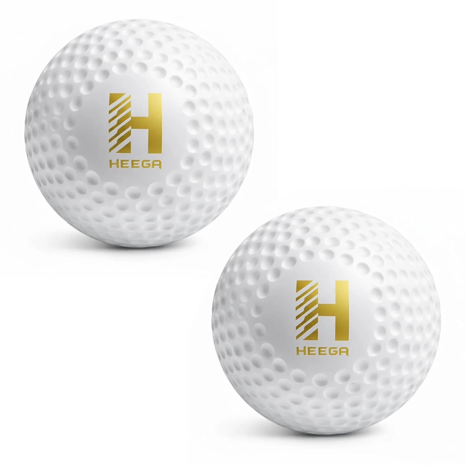 Heega Turf Hockey Ball (White, Standard Size)