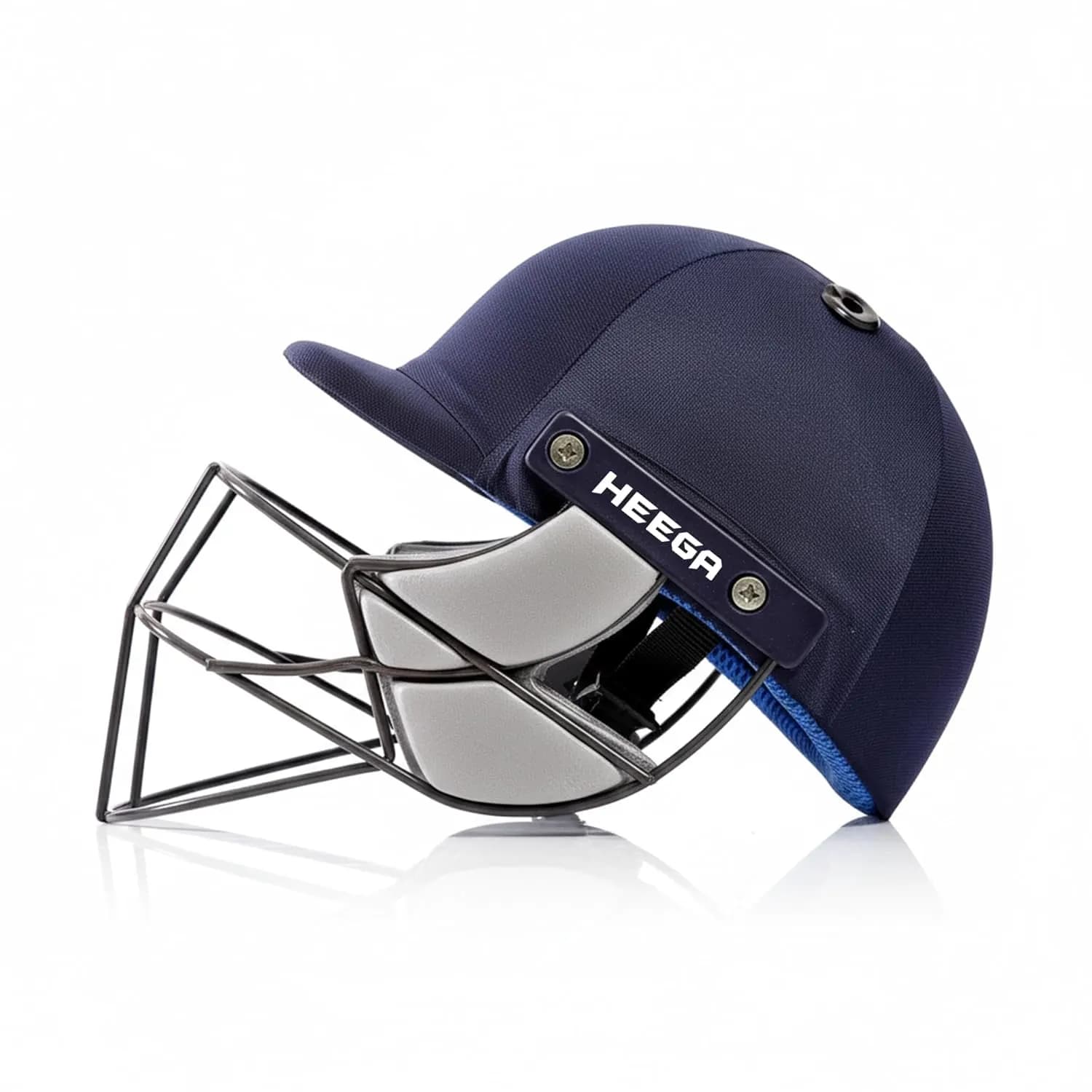 Heega Supreme Cricket Helmets Men Size (Navy Blue)