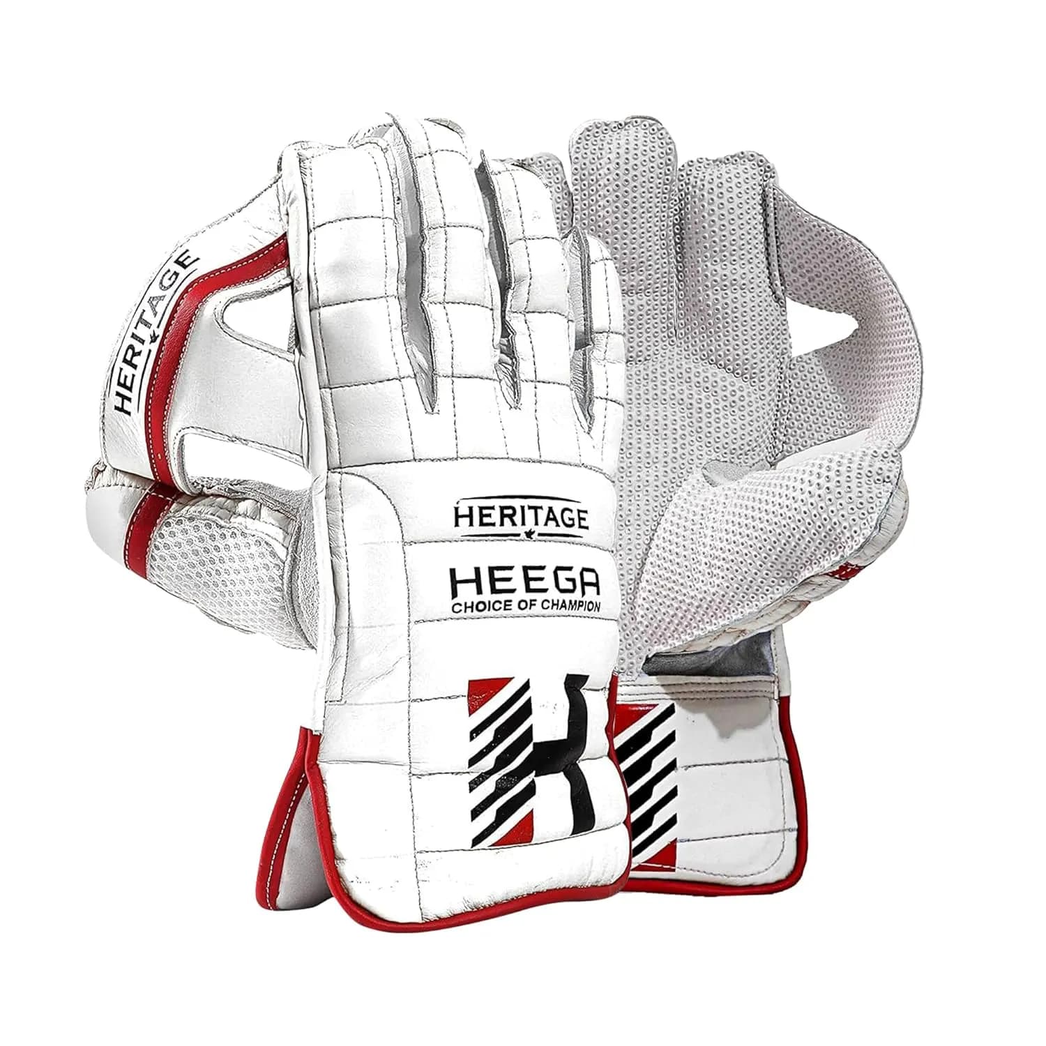 Heega Heritage White Wicket keeping Gloves
