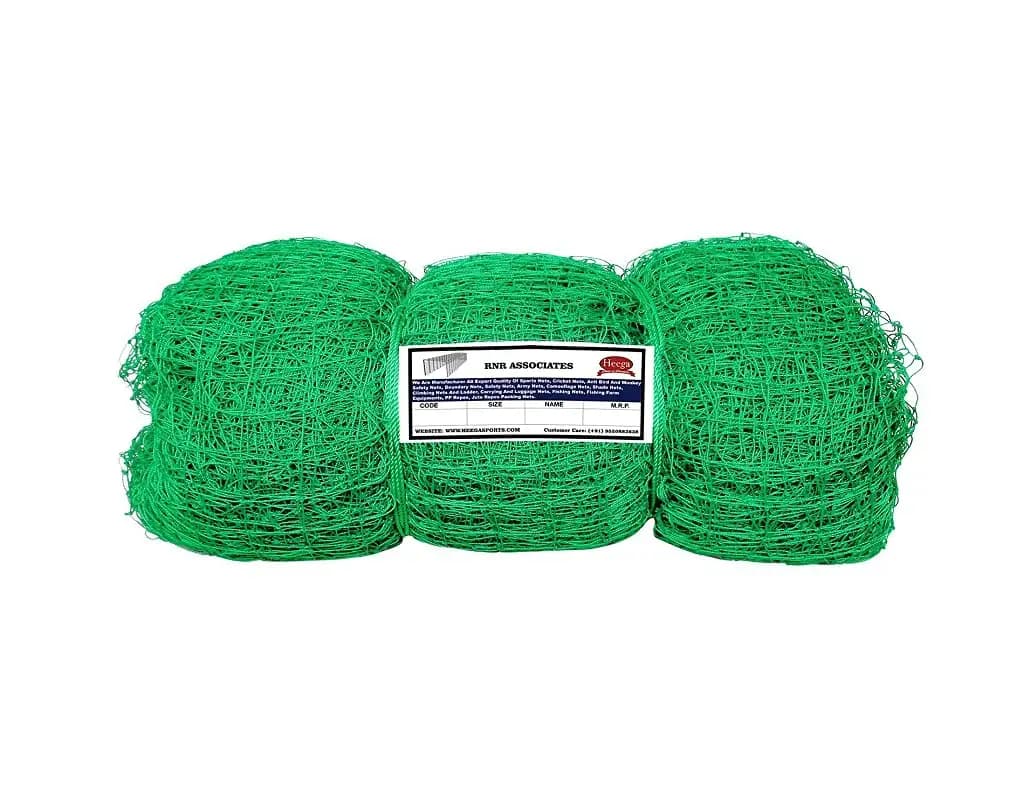 Heega Small Without-roof Light Weight Cricket Practice Training Net (Green|20x10 to 40x10)