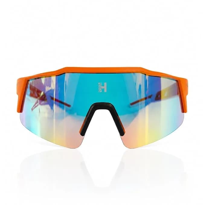 Heega Ryvo Sports Sunglasses for Men & Women | UV400 Protection, Anti-Glare Lightweight Outdoor Sunglasses for Cycling, Running, Cricket, Driving & Sports - Multicolor | Pack of 1