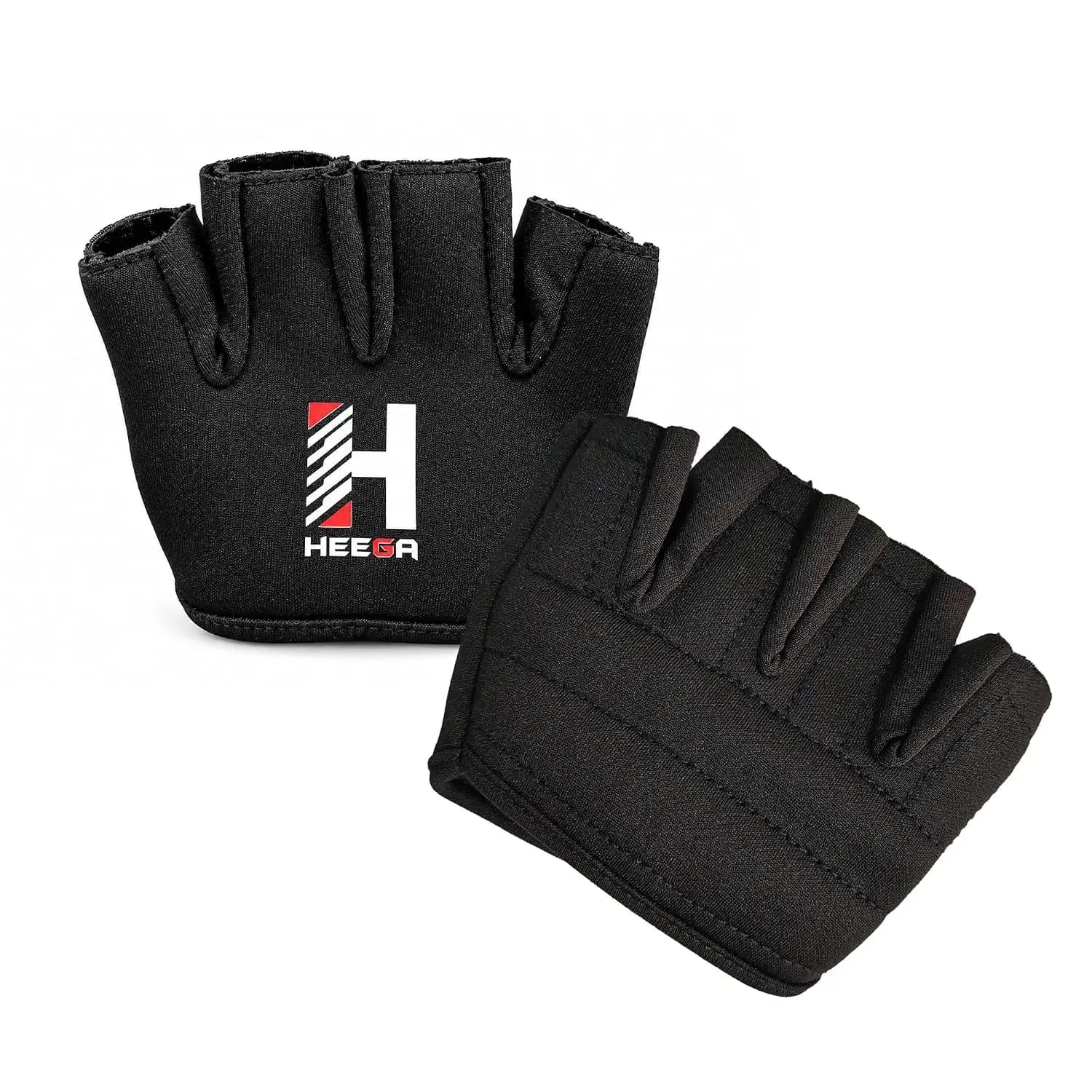 Heega Cricket Fielding & Catching Gloves for Adults | Half Finger Cricket Fielding Gloves | Lightweight Protective Gloves for Catch Practice, Ground Fielding & Training | Comfortable Grip