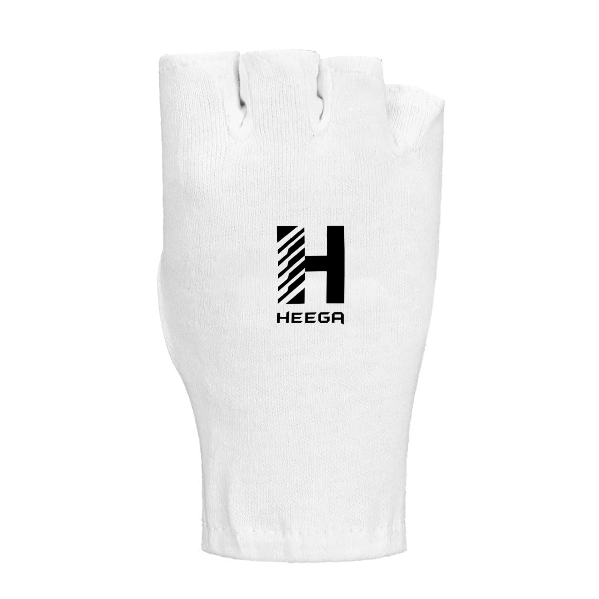 Heega Cotton Cricket Batting Inner Gloves (Men's/Large, Fingerless)