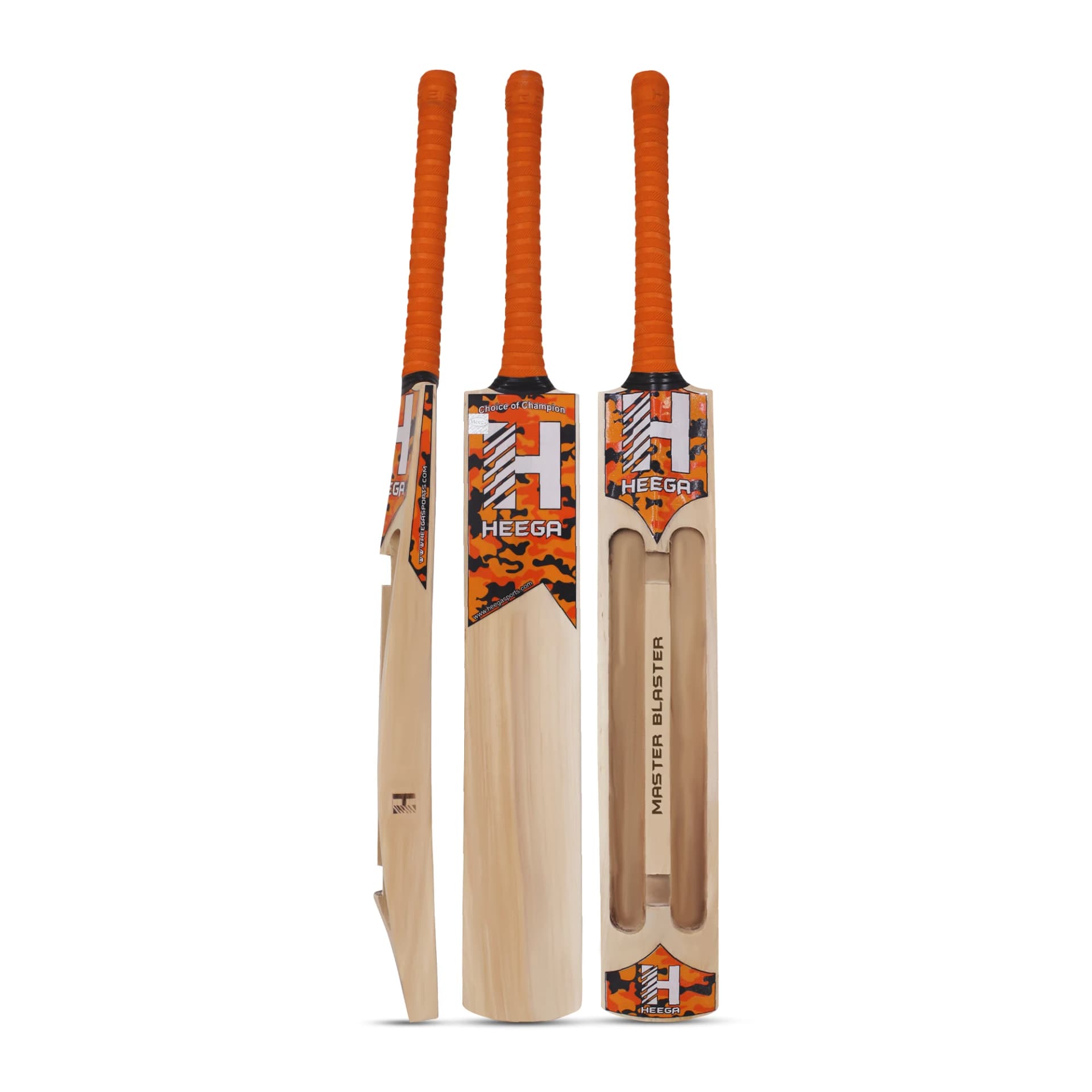 Heega Master Blaster Double Blade Scoop Kashmir Willow Cricket Bat