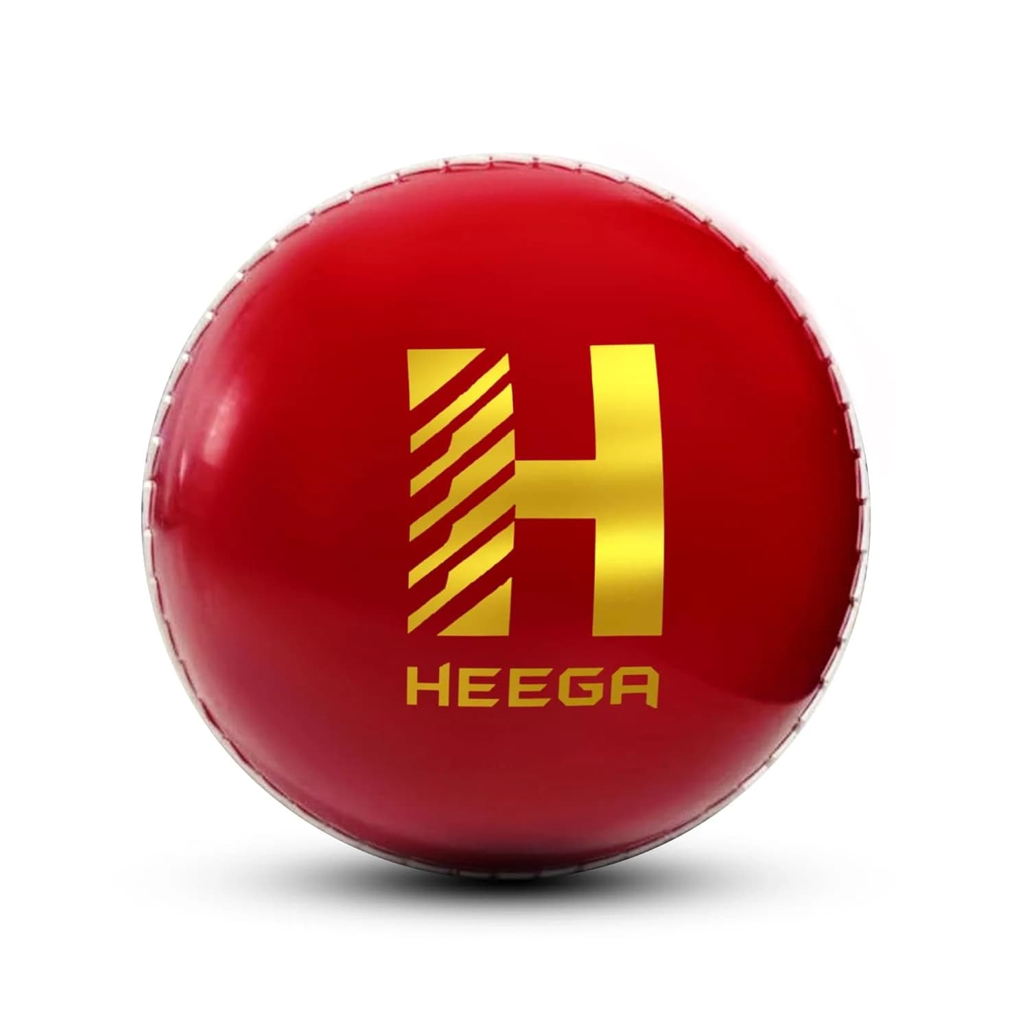 Heega Incredible i 30 Hard Synthetic Cricket Training Ball Nylon Stitched, High-Rebound PU Core | Swing Practice Ball (229 cm Circumference), PVC Material, Colour-Red