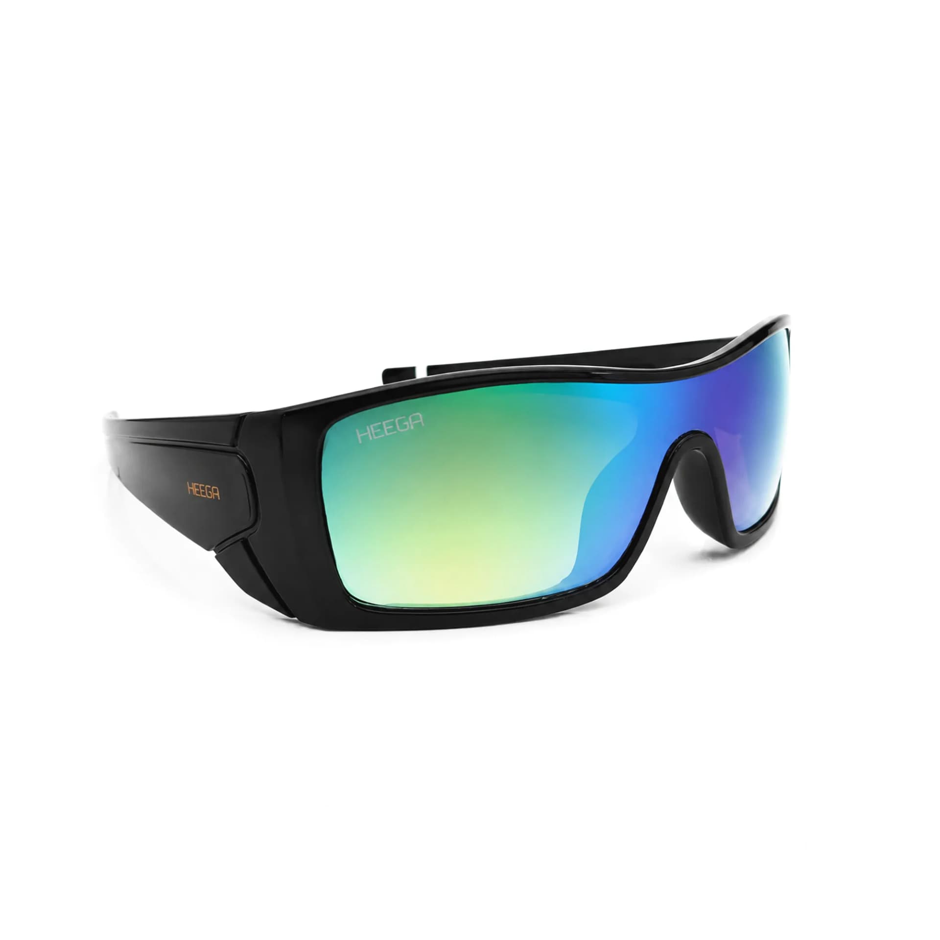 Heega UV400 Protection Men’s Sports Sunglasses | Lightweight Wraparound Design | Polarized Outdoor Shades for Running, Cycling, Driving, Cricket (Blue)